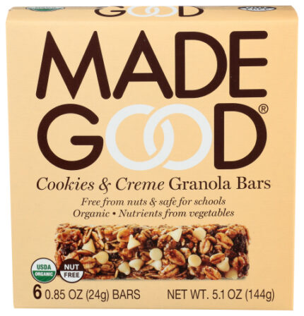 Madegood Bar Granola Cookie Creme 5.10 Oz