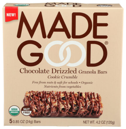 Madegood Bar Choc Drizzled Cookie 4.20 Oz