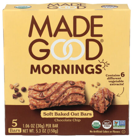 Madegood Bar Chocolate Chip Morn 5.30 Oz