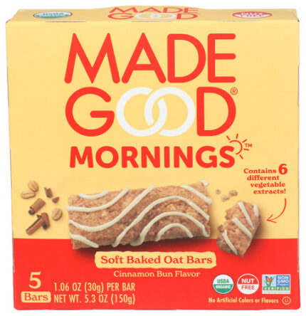 Madegood Bar Cinnamon Bun Morn 5.30 Oz