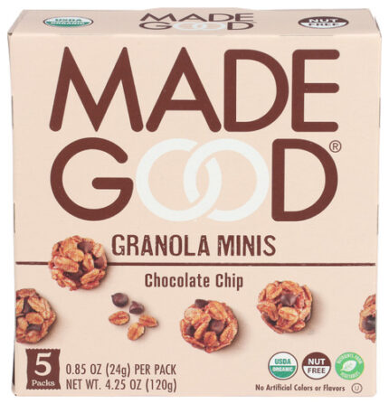 Madegood Granola Mini Chc Chp Org 4.25 Oz