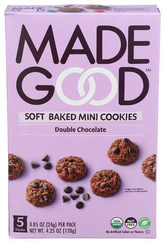 Madegood Cookie Mini Dbl Choc 5Ct 4.25 Oz