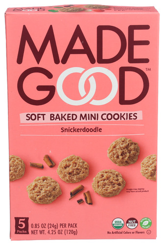 Madegood Cookie Mini Snickerdoodle 4.25 Oz