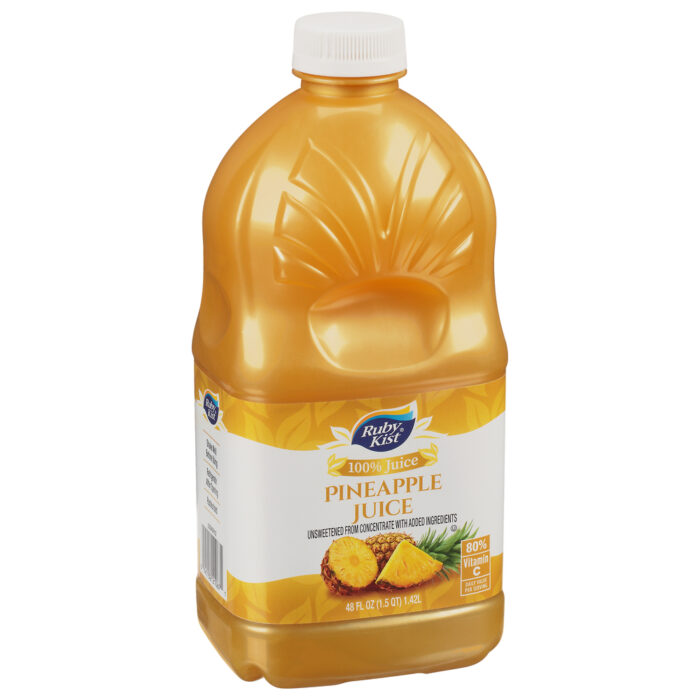 Ruby Kist, 100-Percent Pineapple Juice, Case Of 8, 48 Oz - Image 1