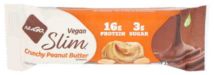 Nugo Protein Bars And Sna Bar Slim Crnchy Pnt Btr 1.59 Oz