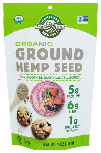 Manitoba Harvest Seed Hemp Ground Organic 7 Oz