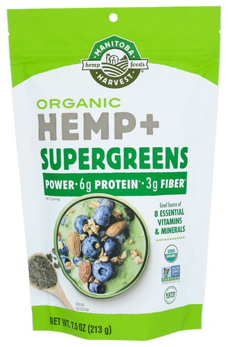 Manitoba Harvest Hemp Supergreens Protein 7.50 Oz