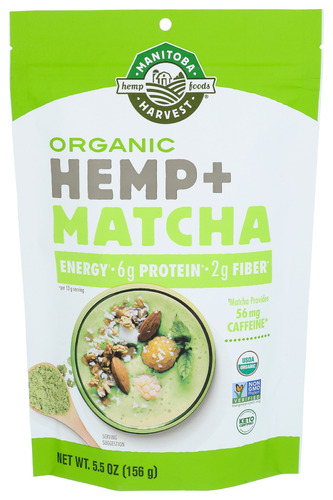 Manitoba Harvest Hemp Protein Matcha 5.50 Oz