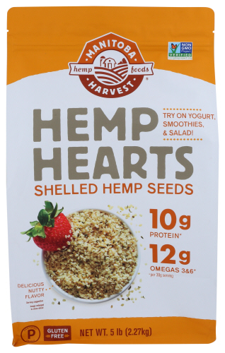 Manitoba Harvest Hemp Heart Raw Shld Seeds 5 Lb