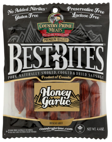 Country Prime M Meat Stick Honey Garlic 4.40 Oz