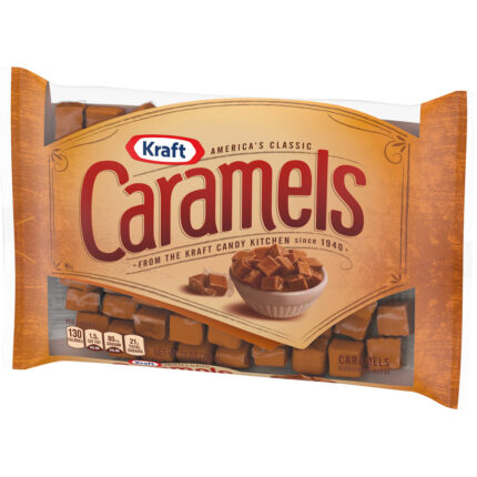 Kraft, America'S Classic Individually Wrapped Candy Caramels Bag, Case Of 12, 11 Oz