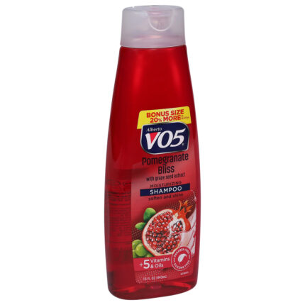 Alberto VO5, Moisturizing Shampoo Pomegranate Bliss, Case Of 6, 15 Fl Oz