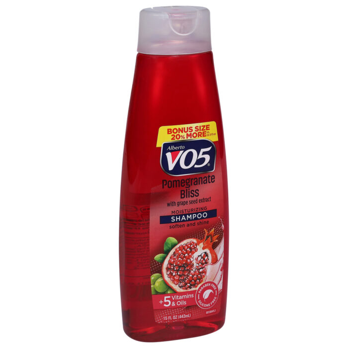 Alberto VO5, Moisturizing Shampoo Pomegranate Bliss, Case Of 6, 15 Fl Oz - Image 1