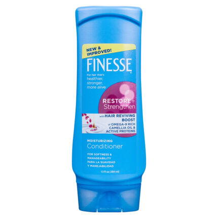 Finesse, Restore + Strengthen Moisturizing Conditioner, Case Of 6, 13 Fl Oz