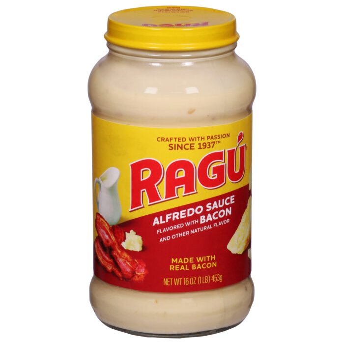 Ragu, Bacon Alfredo Sauce, Case Of 12, 16 Oz - Image 1