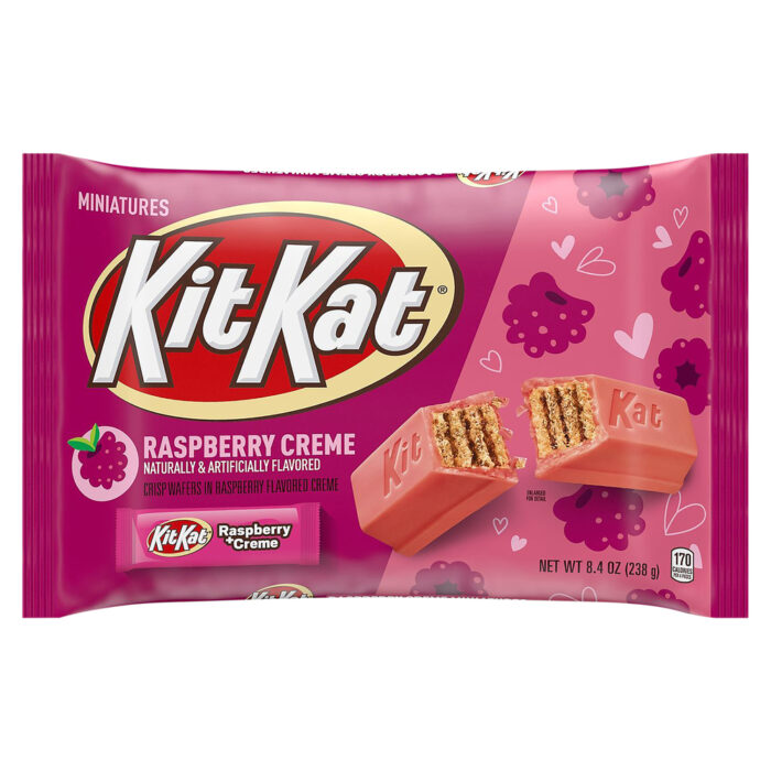 Kit Kat, Valentine'S Raspberry Creme Miniatures, Case Of 10, 8.4 Oz - Image 1