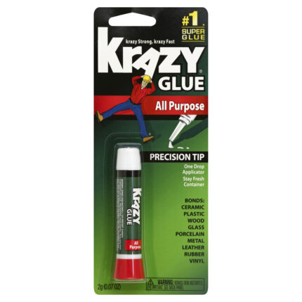 Krazy Glue, Super Glue All Purpose Precision Tip, .07 Oz, Case Of 12, 1 Ct