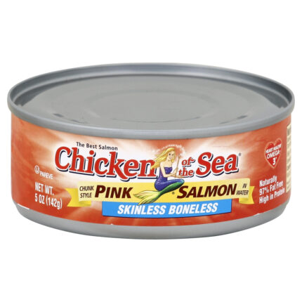 Chicken Of The Sea, Pink Salmon Water Skinless Boneless, Case Of 24, 5 Oz