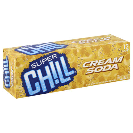 Super Chill, Cream Soda, Case Of 2, 144 Fl Oz