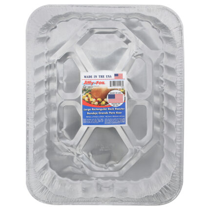 Jiffy-Foil, Large Rectangular Rack Roaster, Case Of 30, 1 Ct
