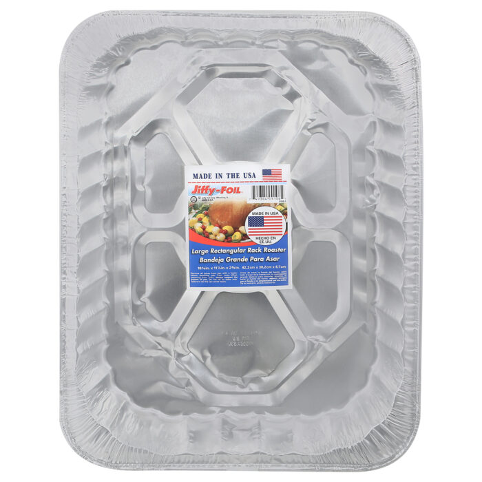 Jiffy-Foil, Large Rectangular Rack Roaster, Case Of 30, 1 Ct - Image 1