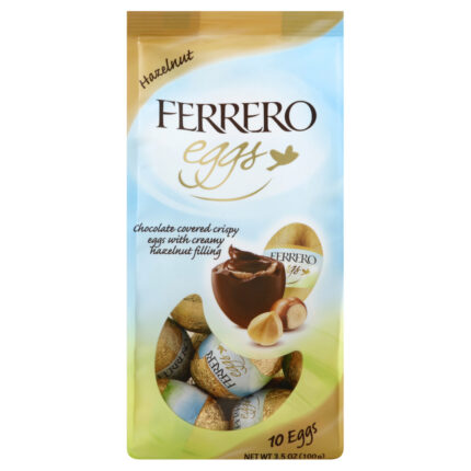 Ferrero Rocher, Collection Chocolate Covered Crispy Eggs Hazelnut, Case Of 10, 3.5 Oz