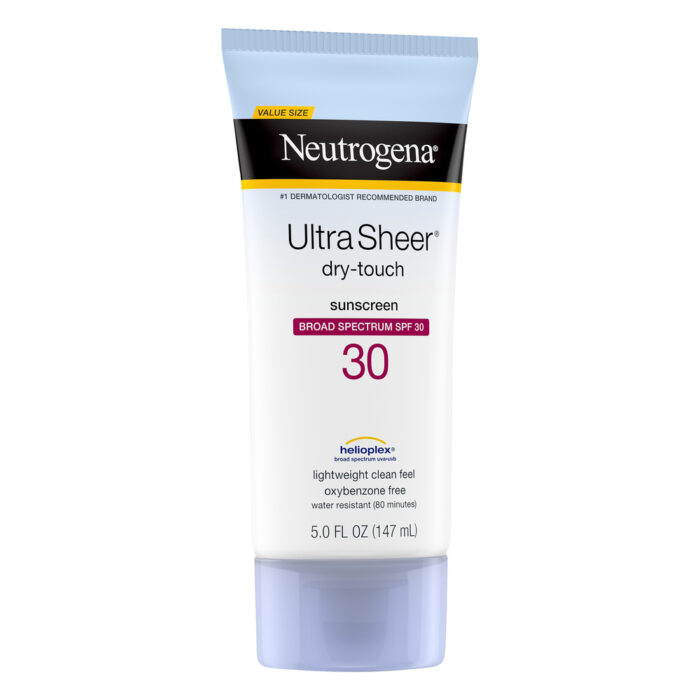 Neutrogena, Ultra Sheer Value Size Broad Spectrum Spf 30 Dry Touch Sunscreen, Case Of 3, 5 Fl Oz - Image 1
