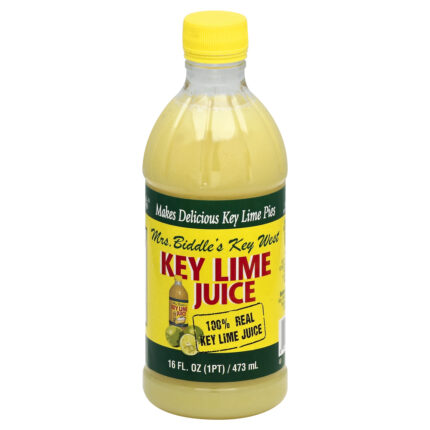 Mrs. Biddle'S Key West, 100% Key Lime Juice, Case Of 12, 16 Fl Oz