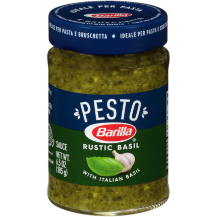Barilla, Rustic Basil Pesto Sauce Rustic Basil, Case Of 8, 6.5 Oz