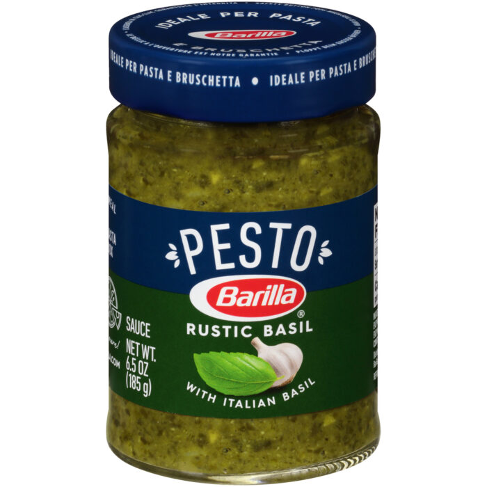 Barilla, Rustic Basil Pesto Sauce Rustic Basil, Case Of 8, 6.5 Oz - Image 1