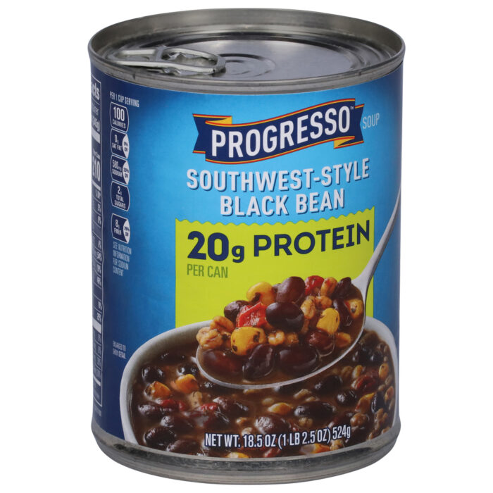 Progresso, Southwest-Style Black Bean Soup, Case Of 12, 18.5 Oz - Image 1
