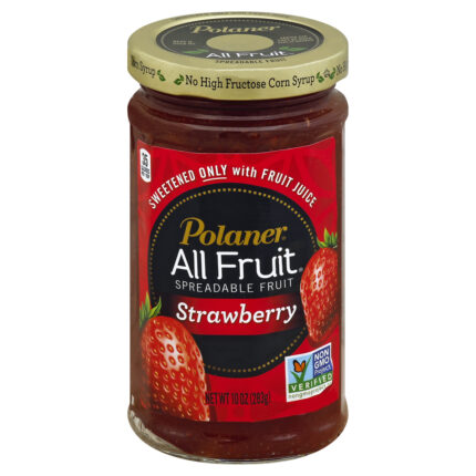 Polaner, Spreadable Fruit Strawberry, Case Of 12, 10 Oz