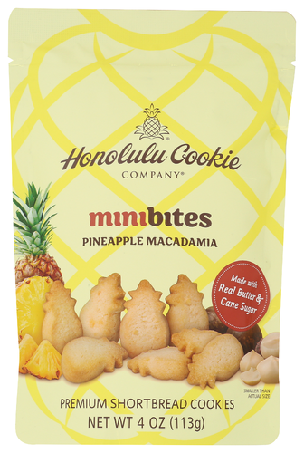 Honolulu Cookie Company Cookie Pneapple Macad Sb 4 Oz