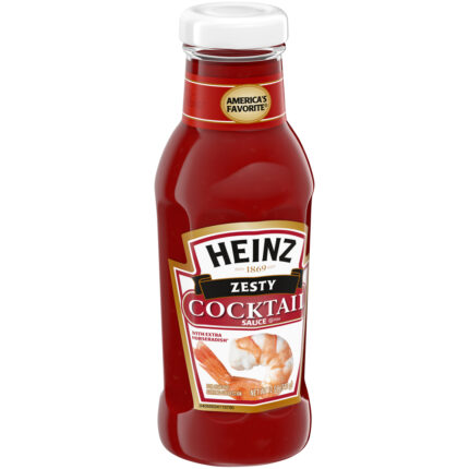 Heinz, Zesty Cocktail Sauce Bottle, Case Of 12, 12 Oz