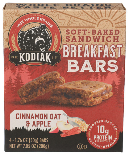 Kodiak Bar Brkfst Cinn Oat Appl 7.05 Oz