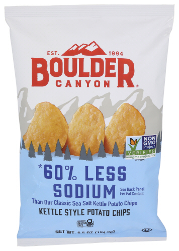 Boulder Canyon Chip Reduced Sodium 60% 6.50 Oz