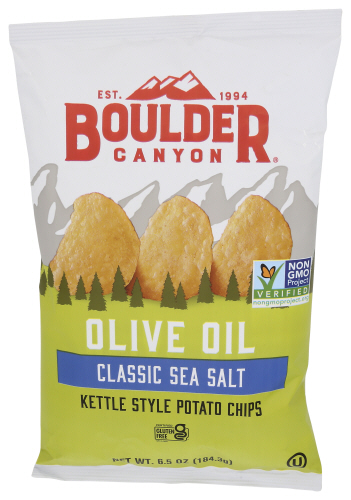 Boulder Canyon Chip Olive Oil 6.50 Oz