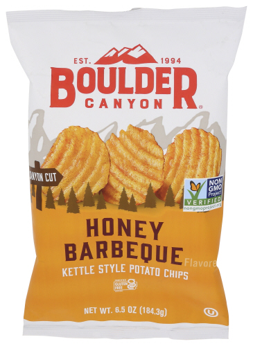 Boulder Canyon Chip Cut Cnyn Honey Bbq 6.50 Oz