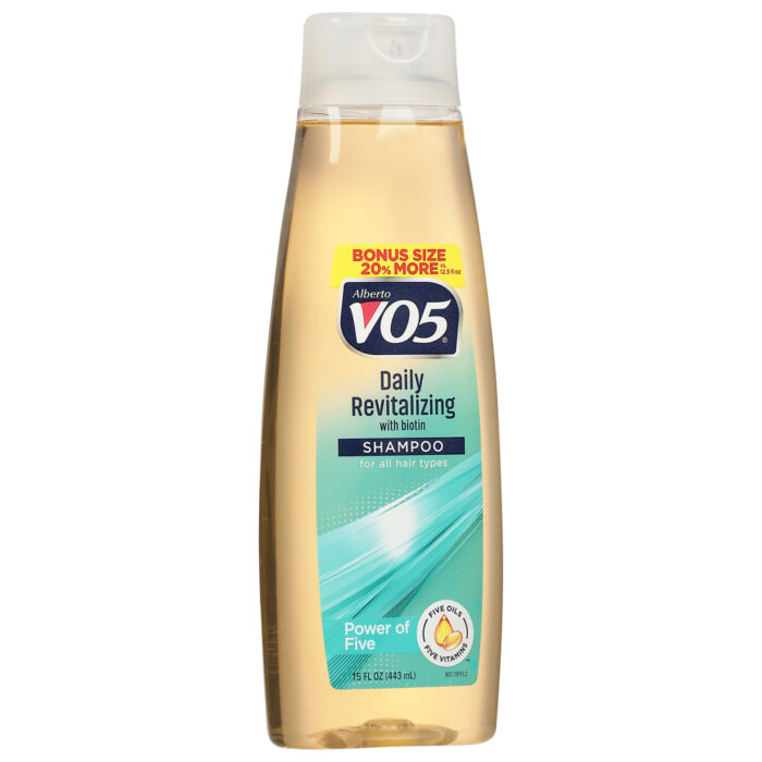 Alberto VO5, Daily Revitalizing Shampoo With Biotin, Case Of 6, 15 Fl Oz - Image 1