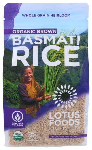 Lotus Foods Rice Brn Bsmti Dhrdni Org 30 Oz