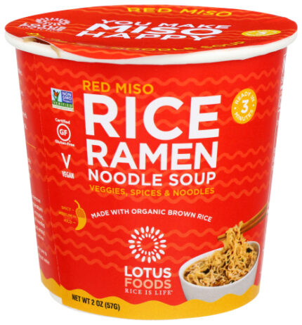 Lotus Foods Noodle Cup Brwn Rice Org 2 Oz