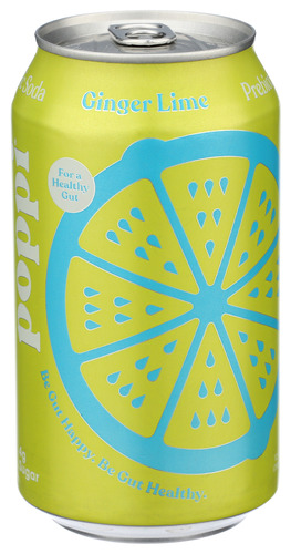 Poppi Soda Prbtc Lime Gngr 12 Fo