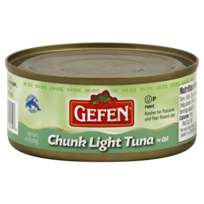 Gefen Tuna Light Chunk Oil 6 Oz