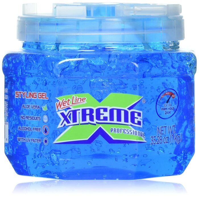 Xtreme Pro Styling Gel 35.2 Oz Jumbo Jar Blue - Image 1