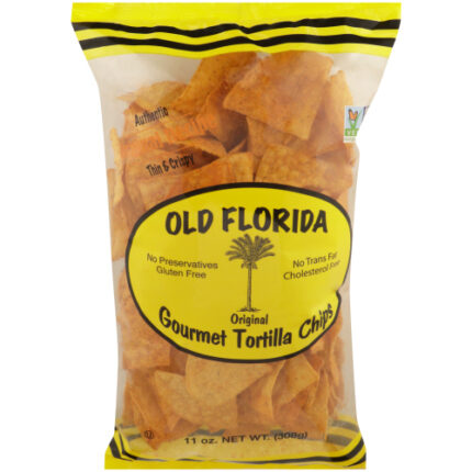 Old Florida Gourmet Chips Corn Original 11 Oz