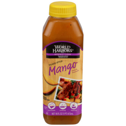 World Harbors Sauce Island Mango 16 Oz