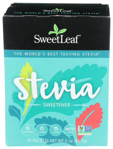 Sweetleaf Sweetener Stevia Pkt 1Grm 70 Pc