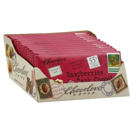 Chocolove Choc Bar Drk Raspbry 3.20 Oz