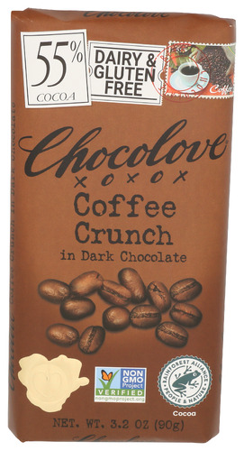 Chocolove Choc Bar Drk Coffee Crnch 3.20 Oz