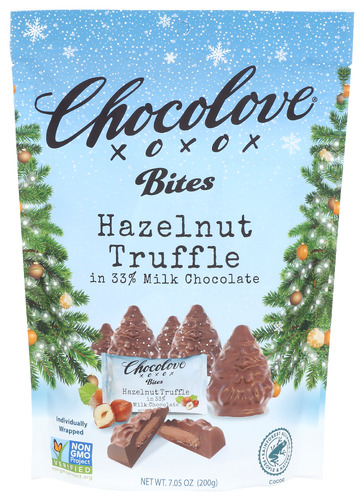Chocolove Bites Hzlnut Trffle Flld 7.05 Oz